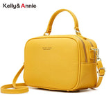 Soft Pu Leather Women Shoulder Messenger Crossbody Bags