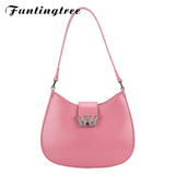 Women Handbags Retro Shoulder Underarm Bag Lipstick