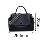 Vintage PU Leather Handbag Crossbody Shoulder Bag Chain Shopper