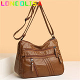 Casual Crossbody Bag PU Leather Women's Travel Purse