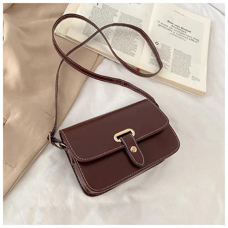 Shell Women Messenger Bags Women Crossbody Bags Small Square Leather