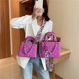 Quilted Design Crossbody Bag for Women