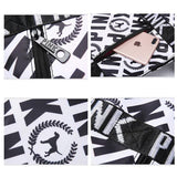 Casual Ladies Nylon Handbag Letter Pattern Shoulder Bag Waterproof