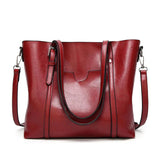 Soft Leather Messenger Bag Large Shopper Totes Shoulder Bag Sac A Main