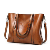 Soft Leather Messenger Bag Large Shopper Totes Shoulder Bag Sac A Main