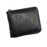 Real Cowhide Men Wallets Short Wallets Portefeuille Homme Solid