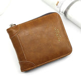 Real Cowhide Men Wallets Short Wallets Portefeuille Homme Solid