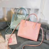 Women PU Crossbody Bags Ladies Girls Soild Party Street Shoulder Bags Handbags