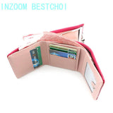 PuppyPattern Women Wallets Leather Small Zipper Female Mini Purses