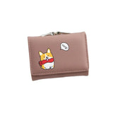 PuppyPattern Women Wallets Leather Small Zipper Female Mini Purses