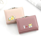 PuppyPattern Women Wallets Leather Small Zipper Female Mini Purses