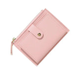 Women's Small Clutch Wallet PU Girl Purse