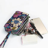Large Capacity Zipper Purse Oxford Leather Female Long Wallet