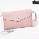 LADSOUL Women's Clutch Bag Small Square Zero Wallet Solid Cluches
