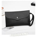 LADSOUL Women's Clutch Bag Small Square Zero Wallet Solid Cluches