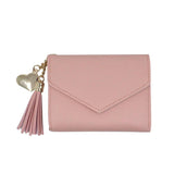 Women Short Wallets Minimalist Wallet Pocket Purse Buckle Girls