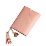 Short Tassel Wallet Women Purse Female Mini Wallets Students Purse Ladies Small