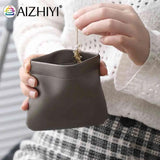 PU Leather Pocket Makeup Bag Mini Makeup Pouch with Zipper