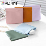 PU Leather Pocket Makeup Bag Mini Makeup Pouch with Zipper