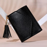 Mini Tassel Wallet Women Purse Female Short Mini Wallets Students Lovely Purse F