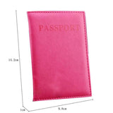 Pink World Passport Cover PU Leather