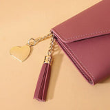 Chic Zipper Clutch Wallet Soft PU Leather Money Bag