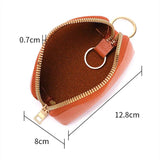 Soft Leather Car Key Bag Large Capacity Multi-Function Small Wallet