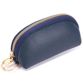 Soft Leather Car Key Bag Large Capacity Multi-Function Small Wallet