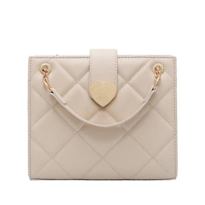 PU Leather Crossbody Bag for Women Shoulder Messenger Chain Bag