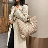Nylon Tote Bag Large Capacity Shopper Lady Shoulder Commute Bags