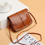 Autumn Winter Women Shoulder Bag Mini Solid Pu Messenger Bag