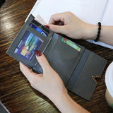 Small Leather Wallet Mini Female Wallets Purse Credit Cardholder