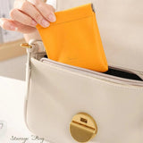 Mini Coin Purse Bag Lipstick Pouch Cable Organizer Sealing Coin Key Bag