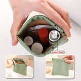 Mini Coin Purse Bag Lipstick Pouch Cable Organizer Sealing Coin Key Bag