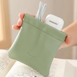 Mini Coin Purse Bag Lipstick Pouch Cable Organizer Sealing Coin Key Bag