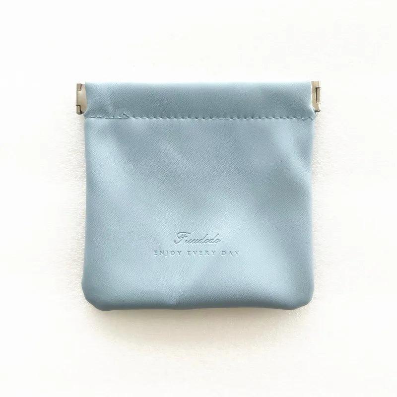 Mini Coin Purse Bag Lipstick Pouch Cable Organizer Sealing Coin Key Bag