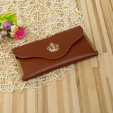 Ladies Diamond Studded Wallet Clutch Buckle Crown Decoration