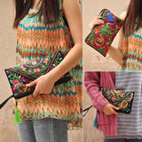 Embroidered Women Wallet Small Women Wallet