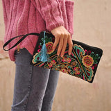 Embroidered Women Wallet Small Women Wallet