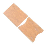 Acrylic Clear Template Handcrafting Set DIY Craft For Leather Wallet Bag