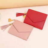 Mini Tassel Wallet Women Purse Short Mini Wallets Lovely Purse