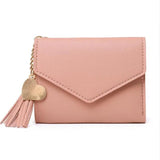 Mini Tassel Wallet Women Purse Short Mini Wallets Lovely Purse