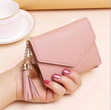 Mini Tassel Wallet Women Purse Short Mini Wallets Lovely Purse