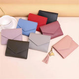Mini Tassel Wallet Women Purse Short Mini Wallets Lovely Purse