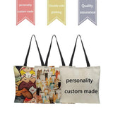 Digital Cartoon Cat Shoulder Bag with Strong Lifting Ring