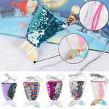 Women Sequin Mini Bag Shoulder Wallet Note 8 Phone Case Wallet