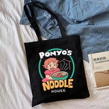 Totoro Shopping Bag Harajuku Canvas Shoulder Eco Friendly Female