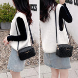 Embroidered Small Messenger Bag for Women, Chain Shoulder Bag