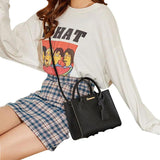 Women Crossbody Shoulder Bag Faux Leather Wallet Handbag Top Handle Strap
