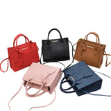 Women Crossbody Shoulder Bag Faux Leather Wallet Handbag Top Handle Strap